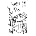 Kenmore 1106914703 cabinet parts diagram