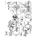 Kenmore 1106914853 machine sub-assembly diagram