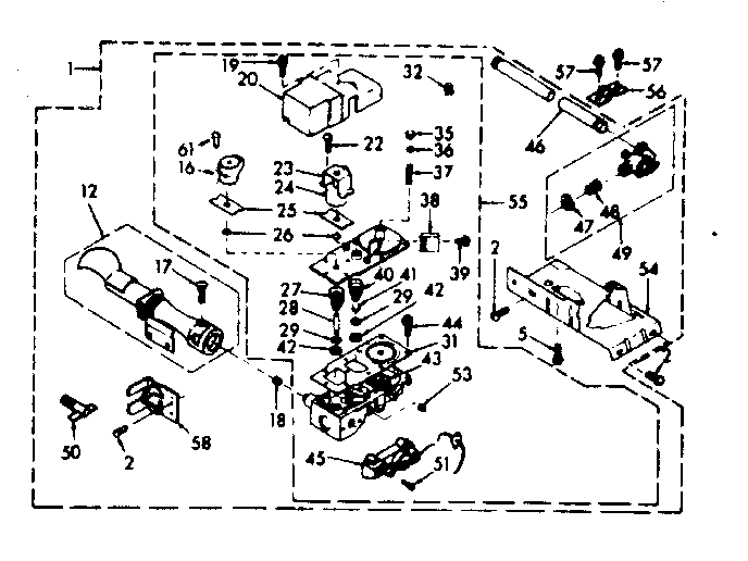 Kenmore 1106927450 burner assembly diagram