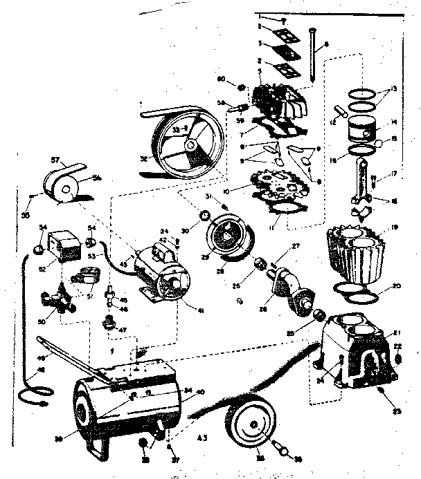 Craftsman 106173840 replacement parts diagram