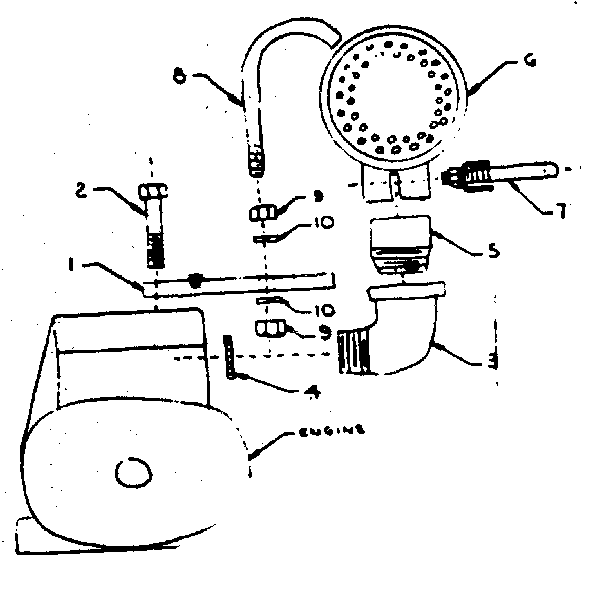 Craftsman 58032083 muffler assembly diagram