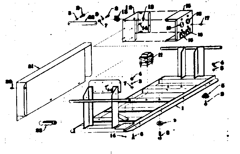 Craftsman 58057601 mounting base diagram