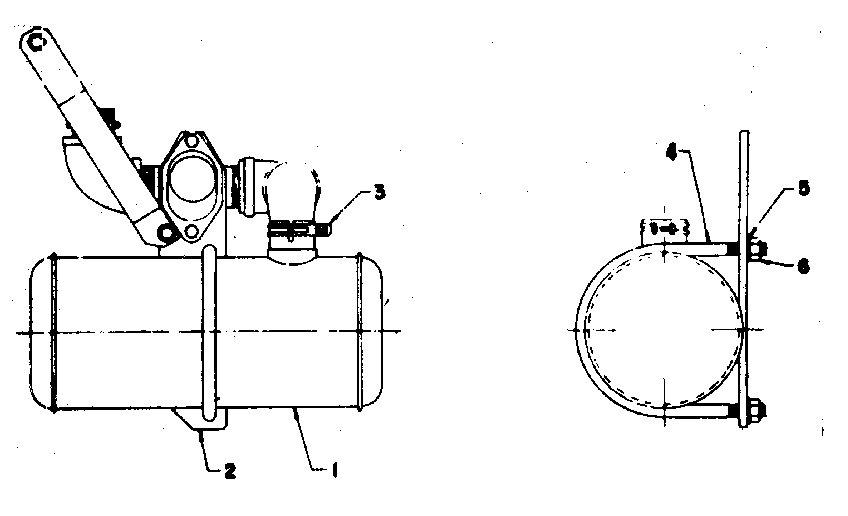 Craftsman 58057610 muffler assembly diagram