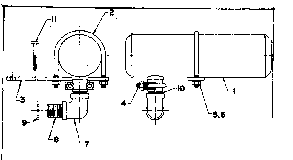 Craftsman 58057421 muffler assembly diagram