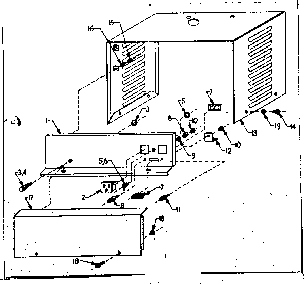 Craftsman 58057930 conn panel & alt housing diagram