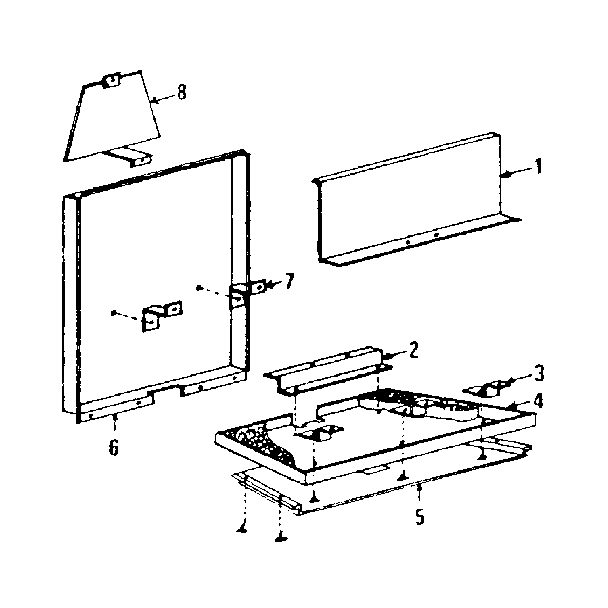 Kenmore 14384531 heat shield kit diagram