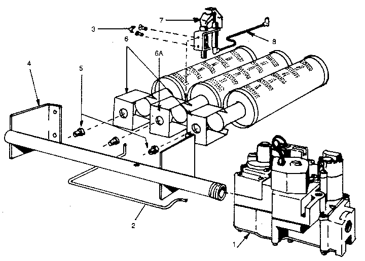 Kenmore 229964133 burner assembly diagram