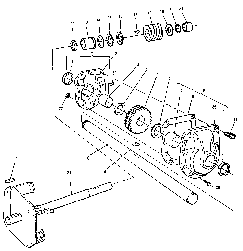 Craftsman 536886510 gear box diagram