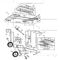 Kenmore 2582347650 deluxe cart parts diagram