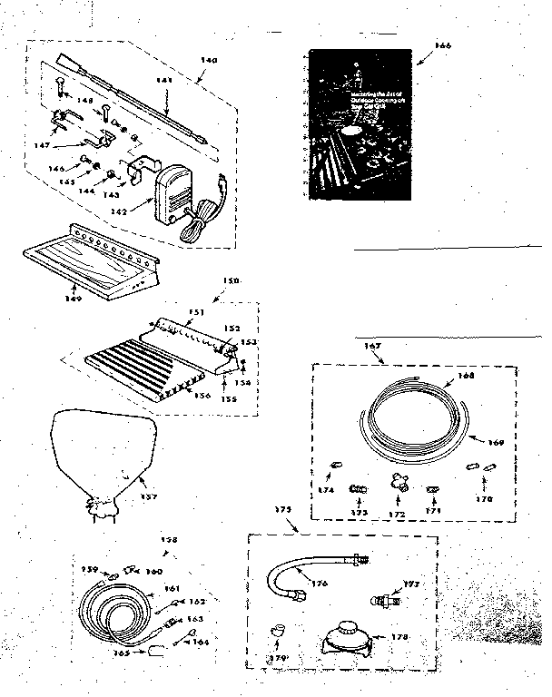 Kenmore 2582347631 optional accessories parts diagram