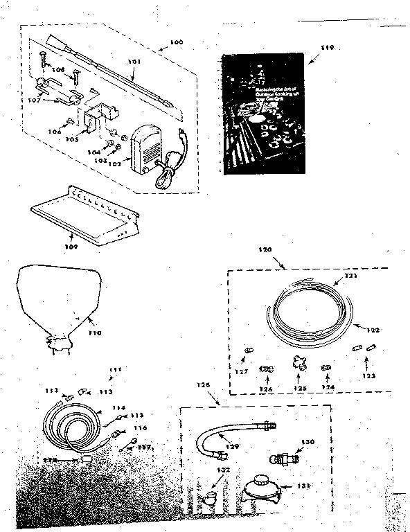 Kenmore 2582317730 optional accessories parts diagram