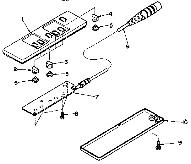 LXI 93454780150 remote control diagram