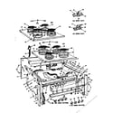 Kenmore 1554507600 top section and outer body parts diagram