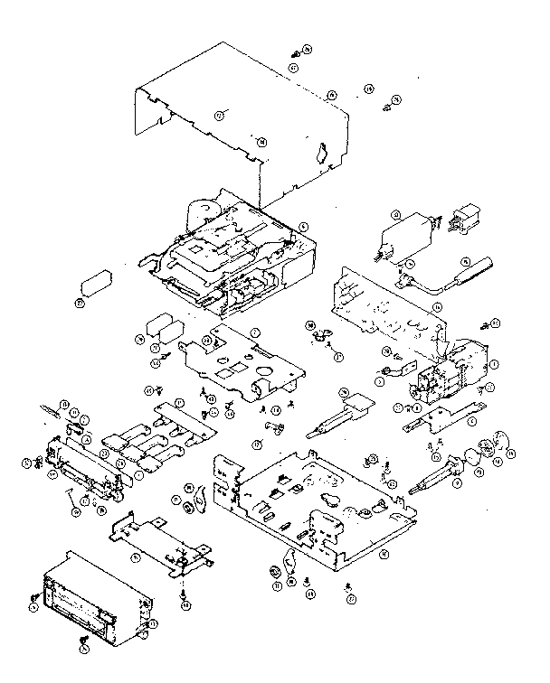 LXI 260500110 cabinet & chassis diagram