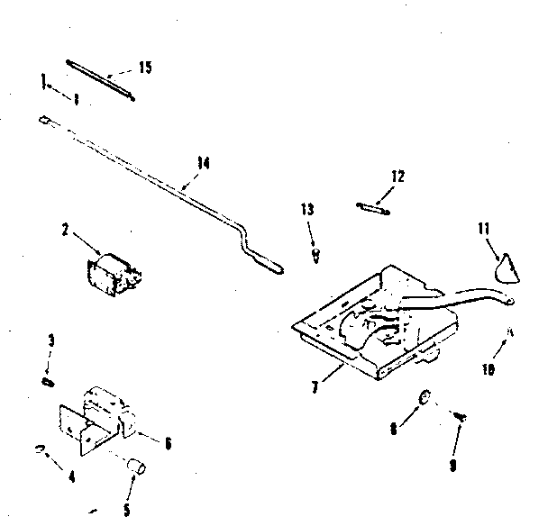 Kenmore 9117898311 power lock section diagram