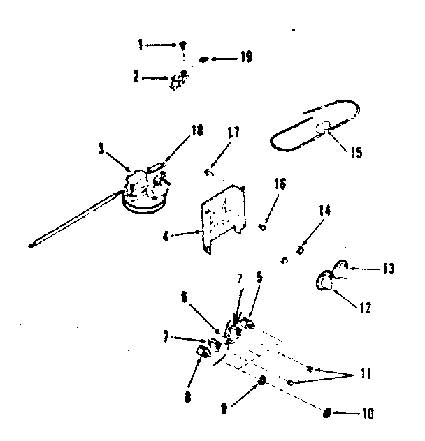 Kenmore 9117898311 lower oven control section diagram