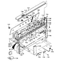 Kenmore 1189367160 controls, switches, timers and indicator lights diagram