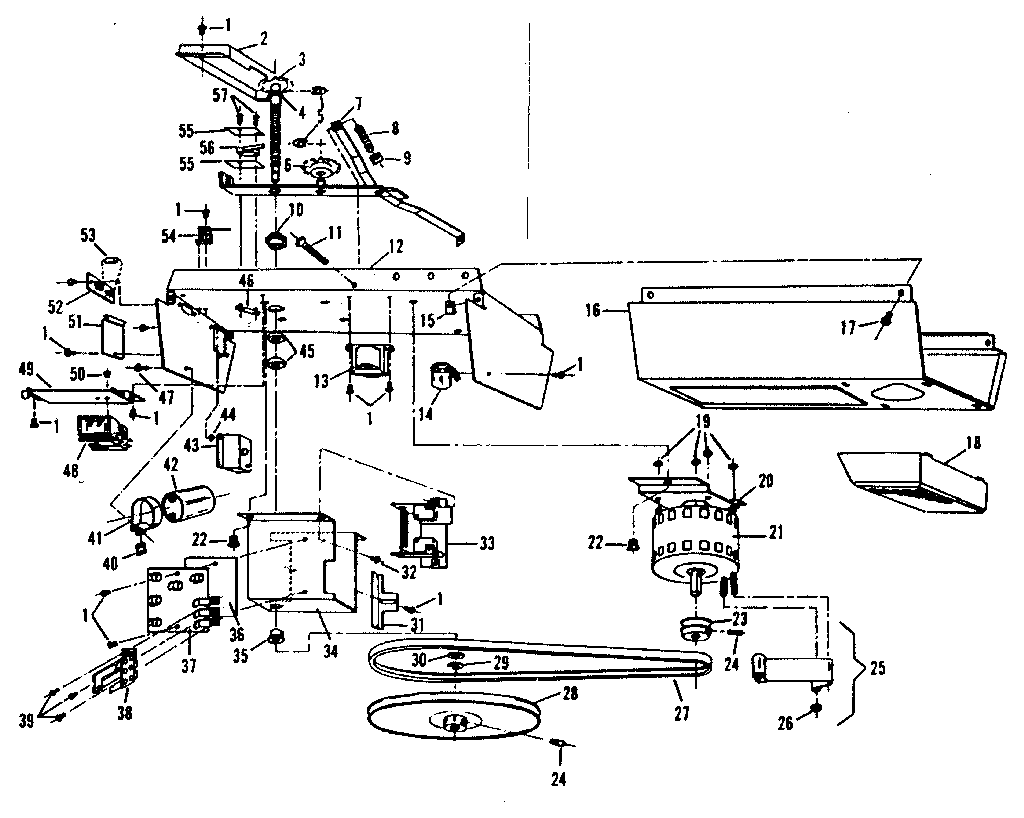 Craftsman 139652000 chassis assembly diagram