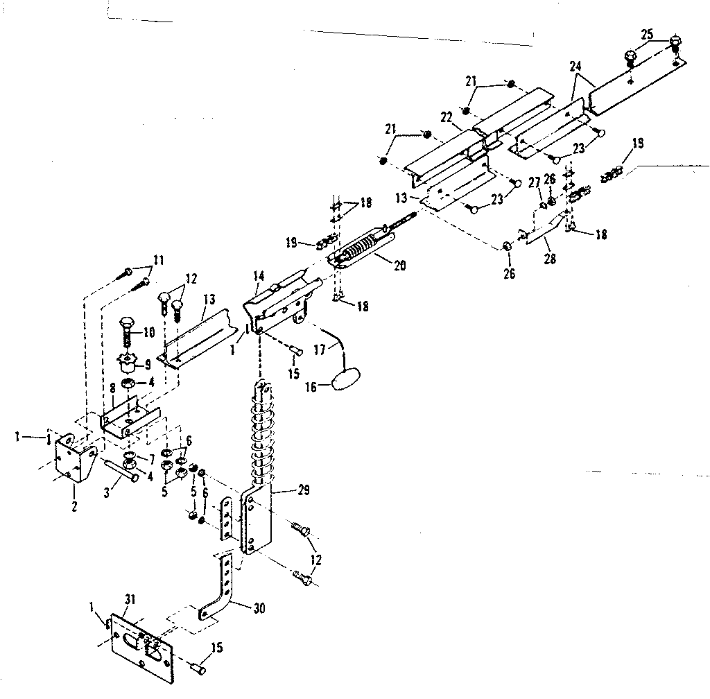 Craftsman 139652000 rail assembly diagram