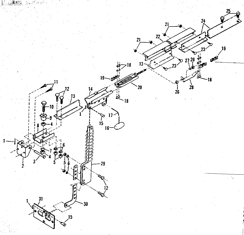 Craftsman 139652101 rail assembly diagram