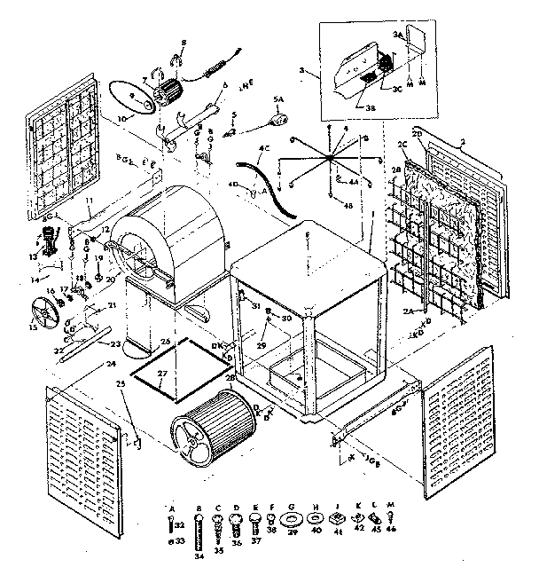 Kenmore 5656187 functional replacement parts diagram