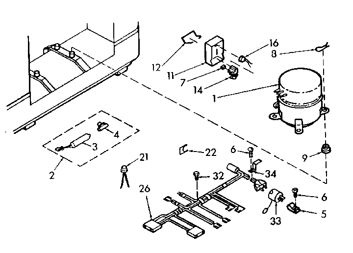 Kenmore 618450 unit parts diagram