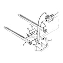 Kenmore 867766712 burner & manifold assembly diagram