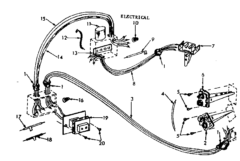 Kenmore 867766712 electrical diagram
