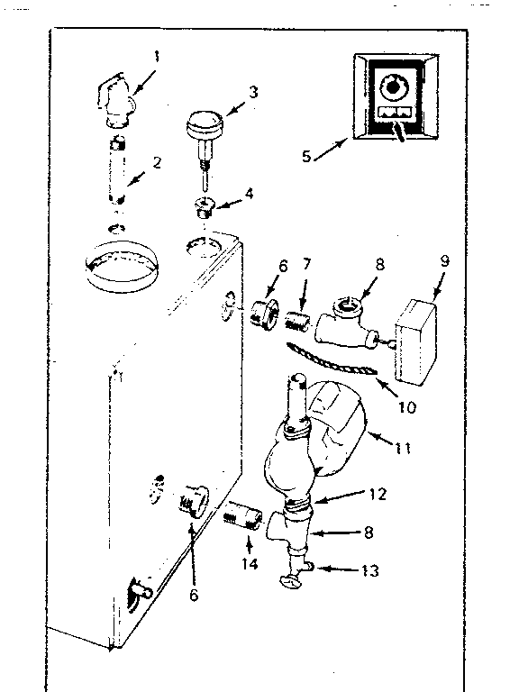 Kenmore 229961470 boiler controls diagram