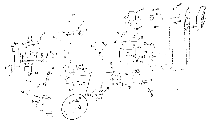 Craftsman 139652021 chassis assembly diagram