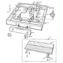 Kenmore 2582397650 support section diagram