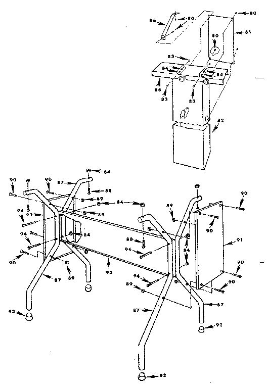 Kenmore 2582397630 post and patio diagram