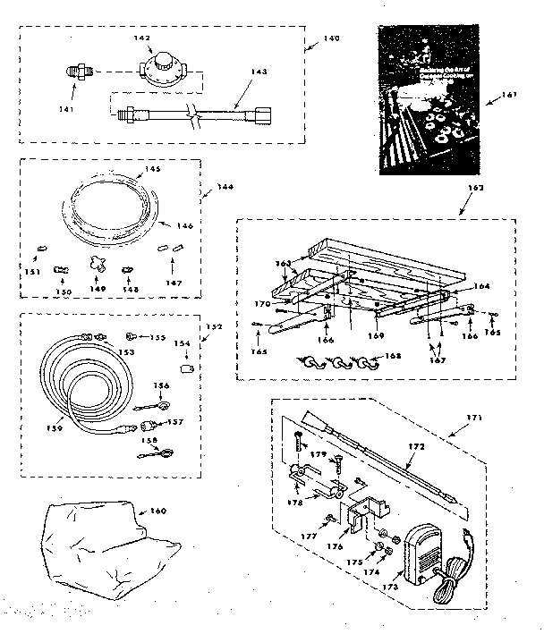 Kenmore 2582397630 optional accessories diagram
