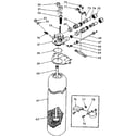 Kenmore 62534733 resin tank, valve adapter diagram