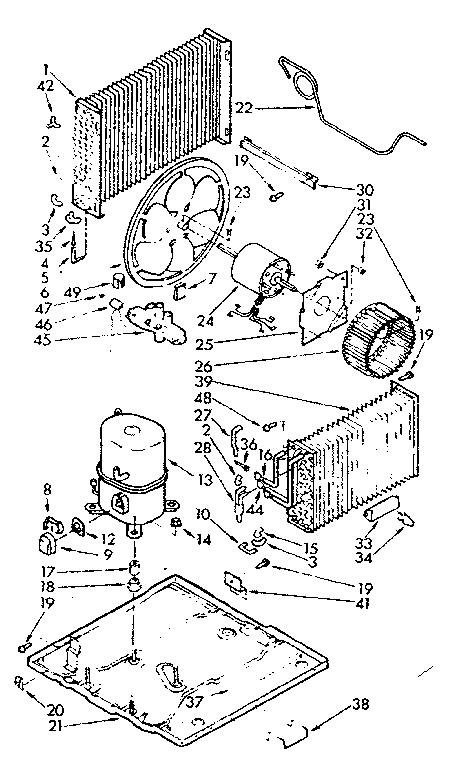 Kenmore 10673830 unit parts diagram