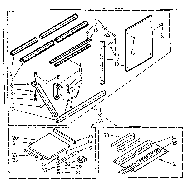 Kenmore 10673830 accessory kit parts diagram
