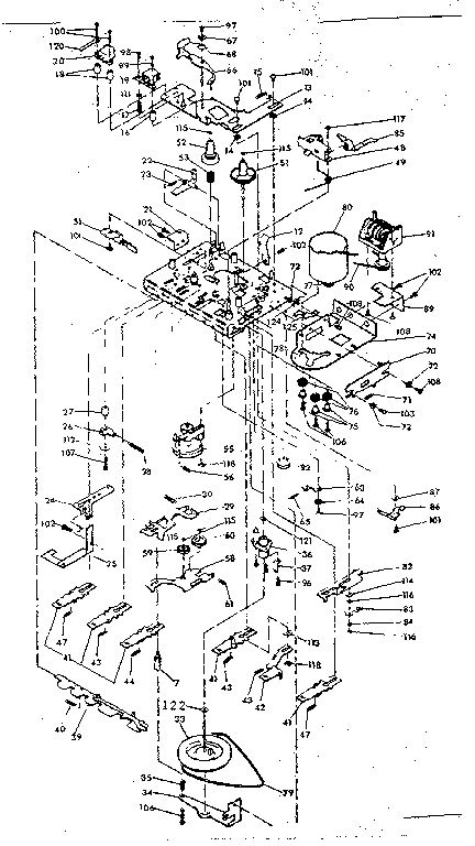 LXI 13291951800 cassette tape mechanism diagram