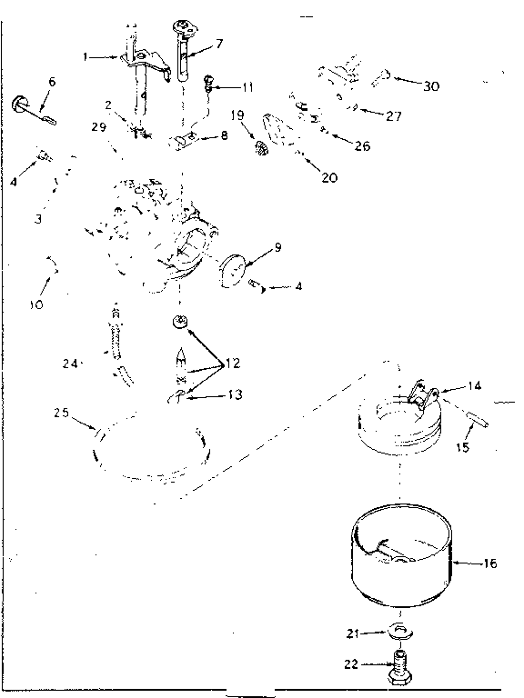 Eska 14035E carburetor assembly no. 631899 diagram