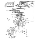 Kenmore 2582358170 grill & burner section diagram