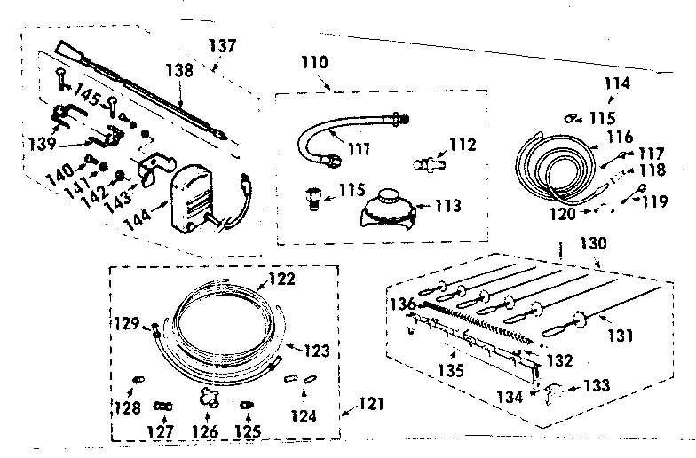 Kenmore 2582318110 optional accessories diagram