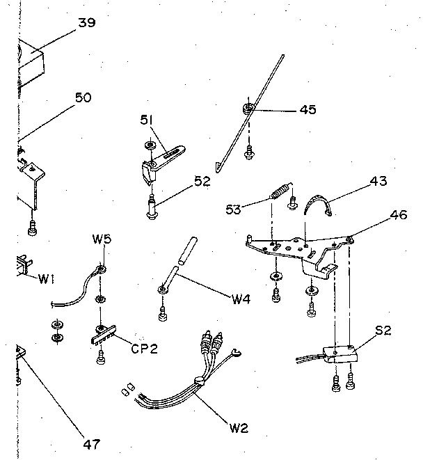 LXI 56497980150 micro switch bracket diagram