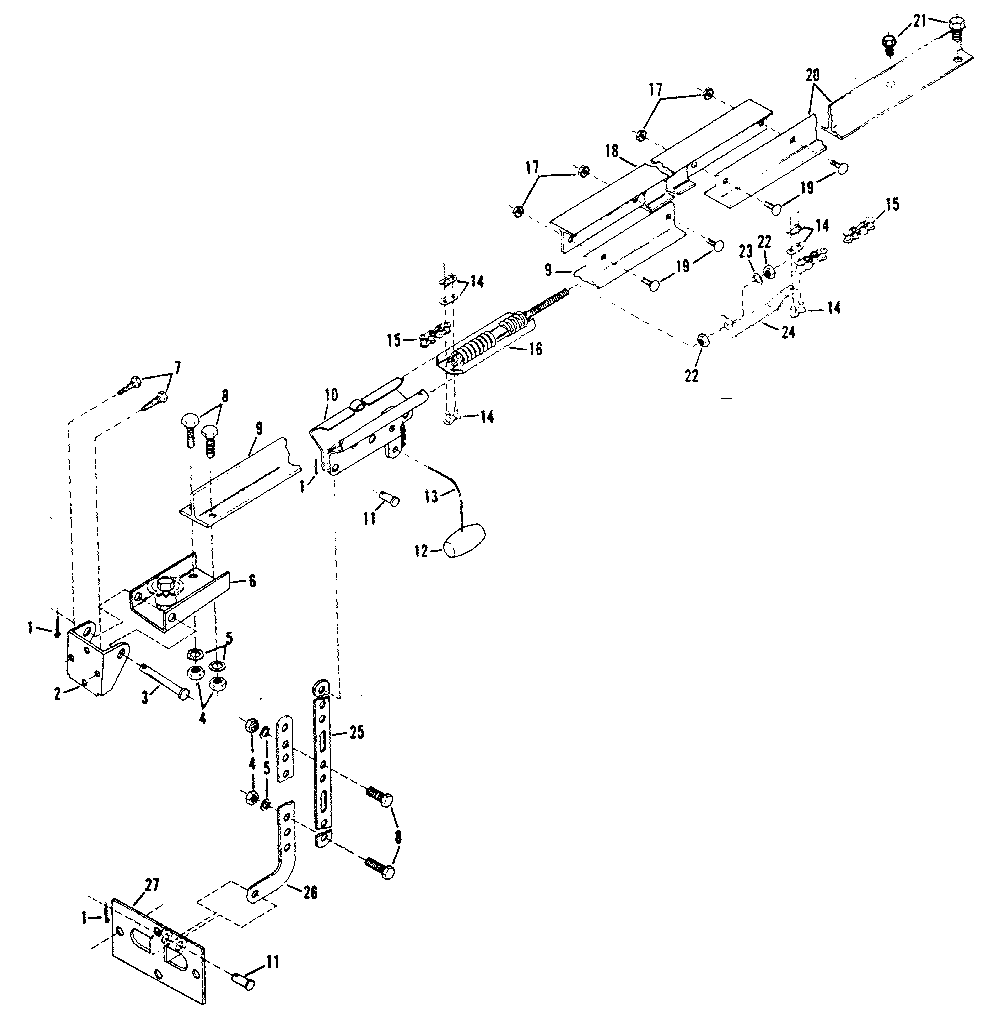Craftsman 139653000 rail assembly diagram