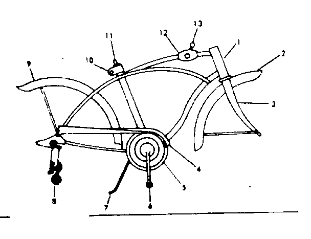 Sears 502459710 frame assembly diagram