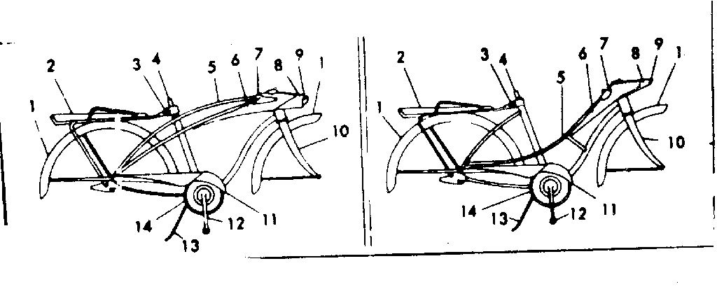 Sears 502463061 frame assembly diagram
