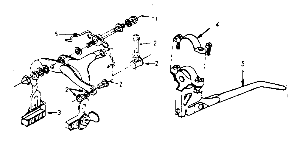 Sears 502477720 front & rr caliper hand brake replace parts diagram