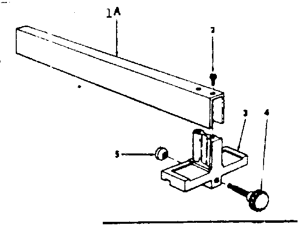 Craftsman 11324210 rip fence assembly diagram