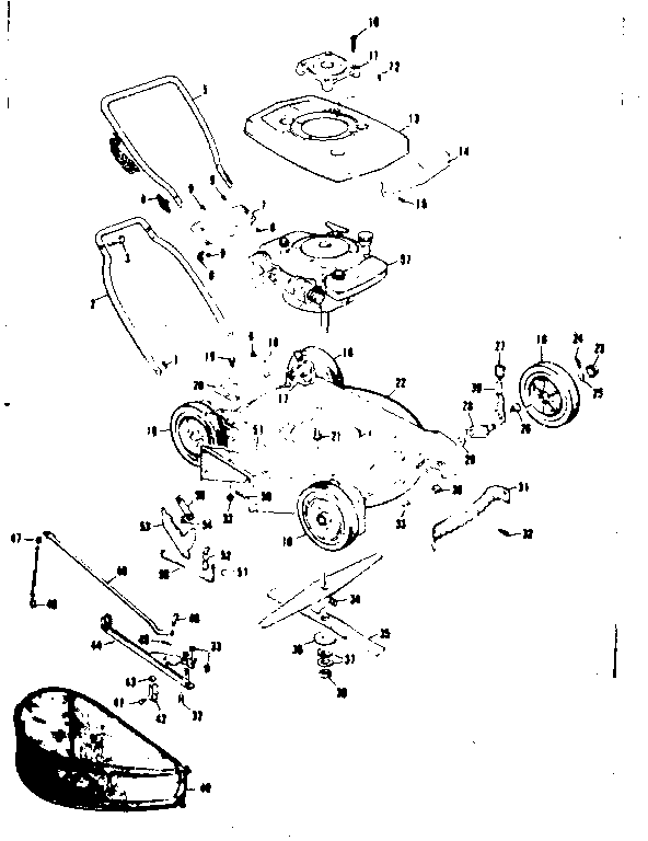 Craftsman 13191418 replacement parts diagram