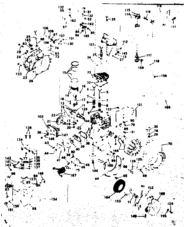 Craftsman 53682562 basic engine diagram