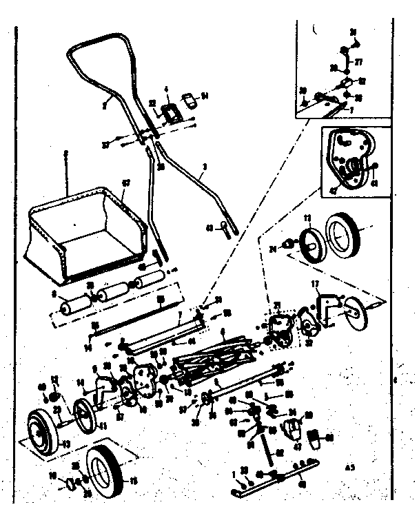 Craftsman 53681542 replacement parts diagram