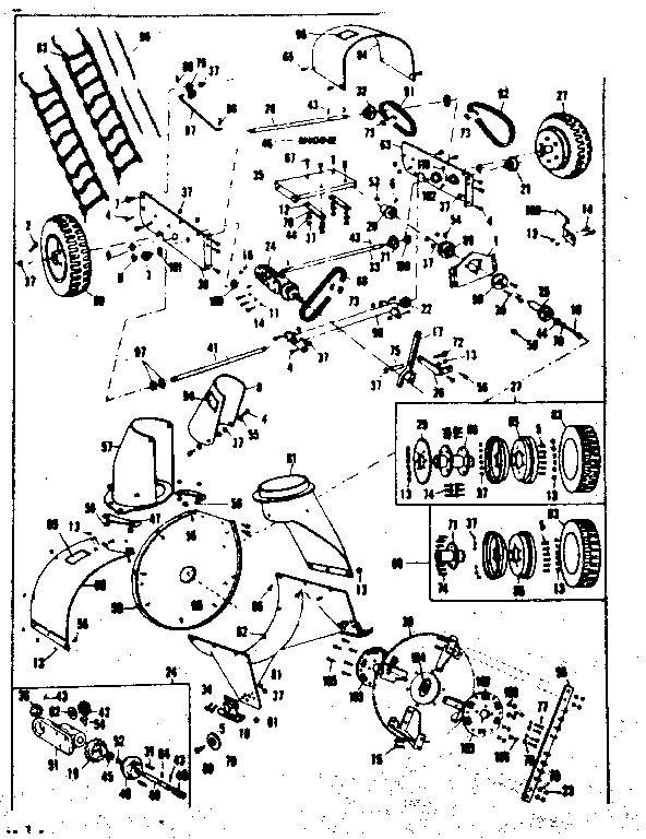 Craftsman 53682134 replacement parts diagram